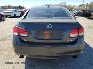 2008 Lexus GS 350 with VIN JTHCE96S180015712, listed as a Copart auction lot 49552275 with 0 mi miles and Salvage Title. Bid and sale history available at carsss.com. Image 6.