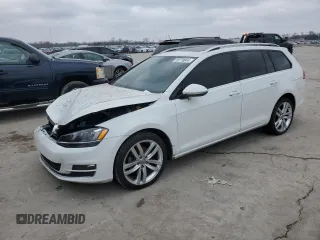 2015 Volkswagen Golf SportWagen TDI SE with VIN 3VWCA7AU7FM500793, listed as a Copart auction lot 85770844 with 97,058 mi miles and Salvage Title. Bid and sale history available at carsss.com. Image 1.