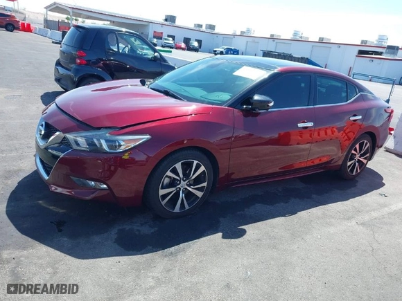 2017 Nissan Maxima SR with VIN 1N4AA6AP4HC456664, listed as a IAAI auction lot 42045759 with 51,264 mi miles. Bid and sale history available at carsss.com. Image 14.