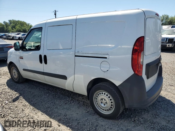 2017 Ram ProMaster City Cargo Tradesman with VIN ZFBERFAB3H6E81214, listed as a Copart auction lot 63702875 with 73,227 mi miles and Clean title. Bid and sale history available at DreamBid. Image 2.