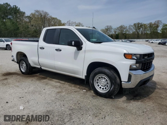 2020 Chevrolet Silverado 1500 Work Truck with VIN 1GCRWAEH8LZ334609, listed as a Copart auction lot 55708055 with 66,399 mi miles and Clean Title. Bid and sale history available at DreamBid. Image 4.