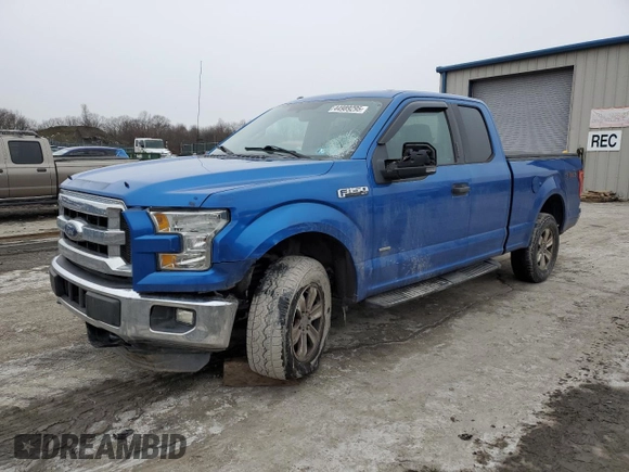 2015 Ford F-150 XLT with VIN 1FTEX1EP0FFB04300, listed as a Copart auction lot 44989295 with 89,650 mi miles and Salvage Title. Bid and sale history available at carsss.com. Image 1.
