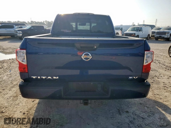 2020 Nissan Titan Platinum Reserve with VIN 1N6AA1EFXLN505021, listed as a Copart auction lot 65716805 with 64,624 mi miles and Salvage title. Bid and sale history available at DreamBid. Image 6.