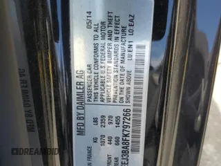 2015 Smart fortwo Passion z VIN WMEEJ3BA8FK797266, wystawiony jako Copart lot #64777655 z przebiegiem 20 995 mil mil oraz Szkoda całkowita • Salvage title. Historia ofert i sprzedaży dostępna na DreamBid. Obrazek 12.