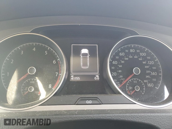 2017 Volkswagen Golf SportWagen S with VIN 3VW017AU0HM503220, listed as a Copart auction lot 61067774 with 41,155 mi miles and Salvage Title. Bid and sale history available at carsss.com. Image 9.