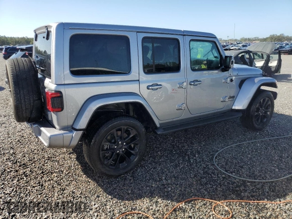 2021 Jeep Wrangler Unlimited Sahara High Altitude z VIN 1C4HJXEG5MW659306, wystawiony jako Copart lot #74563914 z przebiegiem Nie podano mil oraz Szkoda całkowita • Salvage title. Historia ofert i sprzedaży dostępna na DreamBid. Obrazek 3.