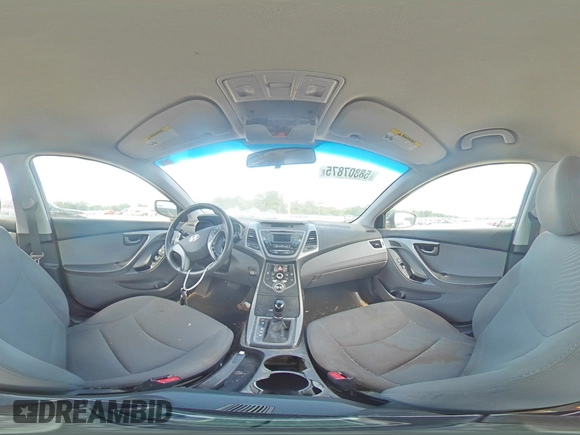 2015 Hyundai Elantra SE z VIN 5NPDH4AE4FH636508, wystawiony jako Copart lot #58807875 z przebiegiem 129 065 mil mil oraz Szkoda całkowita • Salvage title. Historia ofert i sprzedaży dostępna na DreamBid. Obrazek 14.