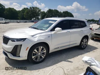 2024 Cadillac XT6 AWD Premium Luxury with VIN 1GYKPDRS9RZ705298, listed as a Copart auction lot 63457805 with 8,040 mi miles and Salvage title. Bid and sale history available at DreamBid. Image 1.