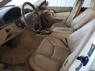 2005 Mercedes-Benz S-Class 5.0L with VIN WDBNG75J85A447977, listed as a Copart auction lot 89194145 with 158,851 mi miles and Clean Title. Bid and sale history available at carsss.com. Image 7.