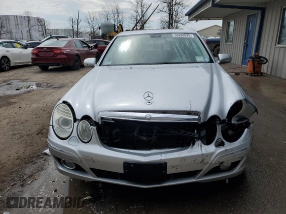 2009 Mercedes-Benz E Luxury 3.5L with VIN WDBUF87X09B372911, listed as a Copart auction lot 53430975 with 174,585 mi miles and Salvage Title. Bid and sale history available at carsss.com. Image 5.