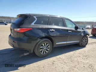 2014 Infiniti QX60 with VIN 5N1AL0MN3EC515836, listed as a Copart auction lot 46656265 with 0 mi miles and Salvage Title. Bid and sale history available at carsss.com. Image 3.
