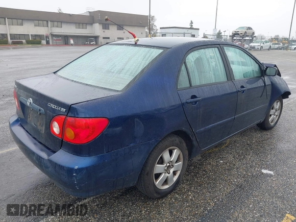 2004 Toyota Corolla CE with VIN 1NXBR32E84Z279684, listed as a IAAI auction lot 41922843 with Not Provided miles. Bid and sale history available at carsss.com. Image 4.