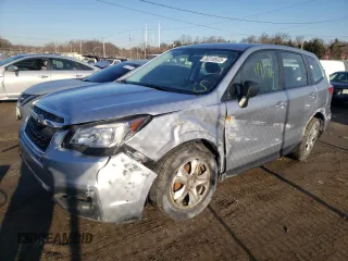 2017 Subaru Forester with VIN JF2SJAAC2HH504259, listed as a Copart auction lot 38318933 with 114,146 mi miles. Bid and sale history available at carsss.com. Image 1.
