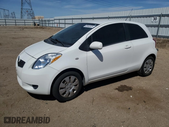 2008 Toyota Yaris with VIN JTDJT923685144805, listed as a Copart auction lot 52402325 with 140,336 mi miles and Salvage Title. Bid and sale history available at DreamBid. Image 1.
