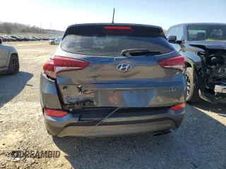 2016 Hyundai Tucson Sport with VIN KM8J33A21GU107702, listed as a Copart auction lot 46489365 with 112,534 mi miles and Salvage Title. Bid and sale history available at carsss.com. Image 6.