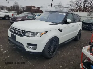 2016 Land Rover Range Rover Sport V6 HSE with VIN SALWR2PF1GA660146, listed as a Copart auction lot 51241655 with 57,282 mi miles and Salvage Title. Bid and sale history available at carsss.com. Image 1.