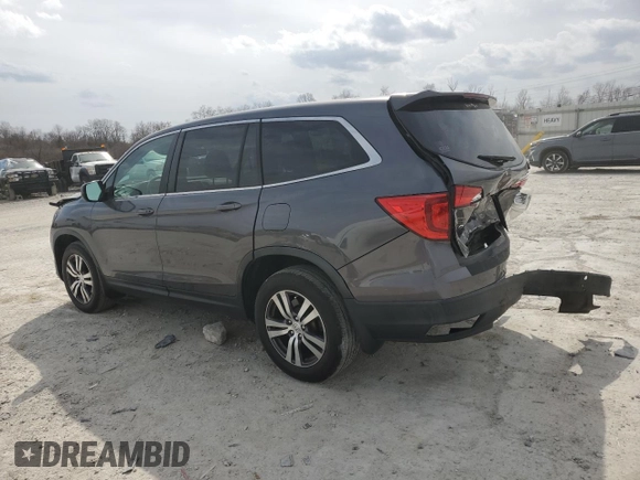 2017 Honda Pilot EX-L z VIN 5FNYF5H75HB009872, wystawiony jako Copart lot #49287485 z przebiegiem 156 750 mil mil oraz Szkoda całkowita • Salvage title. Historia ofert i sprzedaży dostępna na DreamBid. Obrazek 2.