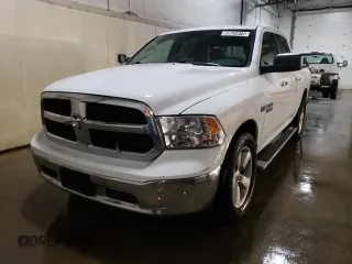 2018 Ram 1500 SLT z VIN 1C6RR7LT2JS259677, wystawiony jako Copart lot #59624975 z przebiegiem 135 705 mil mil oraz Czysty tytuł • Clean title. Historia ofert i sprzedaży dostępna na DreamBid. Obrazek 1.
