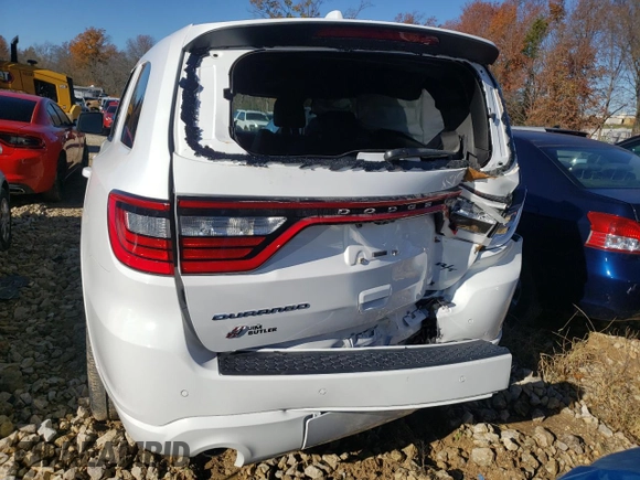 2022 Dodge Durango R/T Plus with VIN 1C4SDJCT7NC193861, listed as a Copart auction lot 73377994 with 20,111 mi miles and Salvage title. Bid and sale history available at DreamBid. Image 6.
