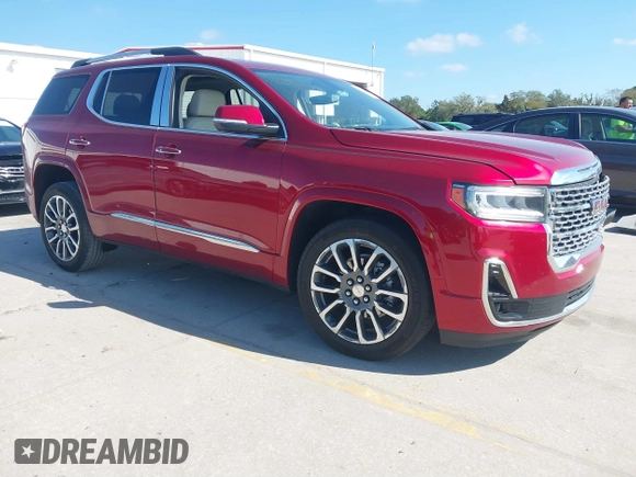 2021 GMC Acadia Denali with VIN 1GKKNPLS0MZ217134, listed as a IAAI auction lot 41475069 with 47,130 mi miles and . Bid and sale history available at carsss.com. Image 1.