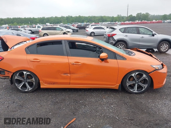 2015 Honda Civic Si z VIN 2HGFB6E54FH706924, wystawiony jako IAAI lot #42270585 z przebiegiem 123 042 mil mil oraz . Historia ofert i sprzedaży dostępna na DreamBid. Obrazek 13.