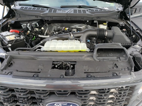 2024 Ford F-150 STX with VIN 1FTEW2LP9RKD96519, listed as a Copart auction lot 45815305 with 2,021 mi miles and Salvage Title. Bid and sale history available at carsss.com. Image 12.