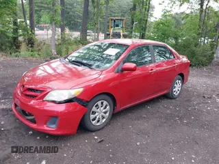 2011 Toyota Corolla L with VIN 2T1BU4EE3BC597999, listed as a IAAI auction lot 42192116 with 207,499 mi miles. Bid and sale history available at carsss.com. Image 2.