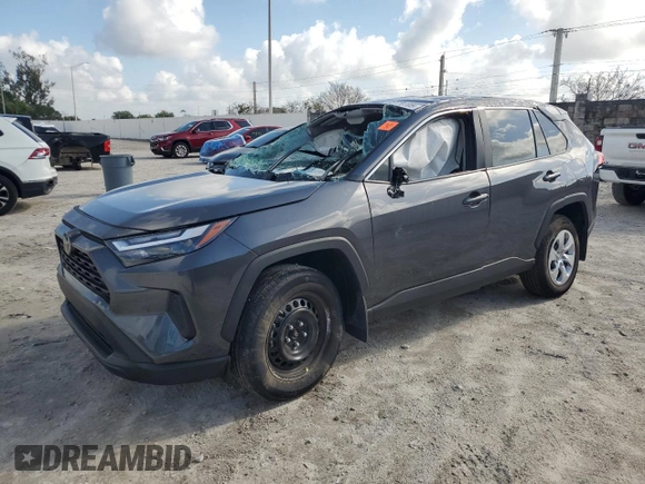 2025 Toyota RAV4 LE with VIN 2T3H1RFV1SW368421, listed as a Copart auction lot 51170705 with 4,592 mi miles and Non Repairable. Bid and sale history available at carsss.com. Image 1.