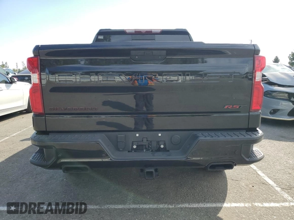 2022 Chevrolet Silverado 1500 RST with VIN 1GCPWDED5NZ142606, listed as a Copart auction lot 79077014 with 26,769 mi miles and Salvage Title. Bid and sale history available at carsss.com. Image 6.