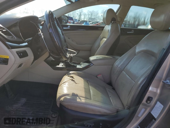 2014 Kia Cadenza Premium with VIN KNALN4D78E5139605, listed as a Copart auction lot 45453455 with 130,764 mi miles and Salvage Title. Bid and sale history available at carsss.com. Image 7.