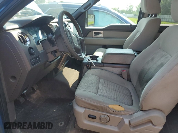 2010 Ford F-150 XL with VIN 1FTEX1E80AFD82972, listed as a Copart auction lot 63809995 with 87,293 mi miles and Clean title. Bid and sale history available at DreamBid. Image 7.
