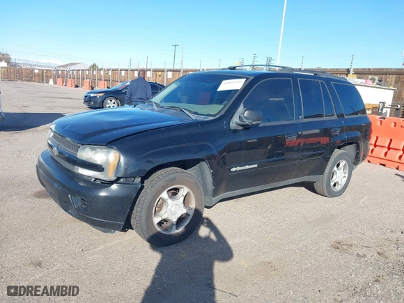 2004 Chevrolet TrailBlazer LS with VIN 1GNDT13S842254665, listed as a IAAI auction lot 40991990 with 279,045 mi miles. Bid and sale history available at carsss.com. Image 2.