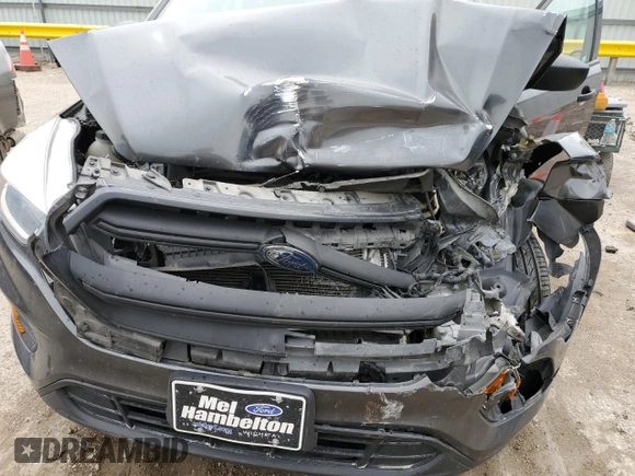 2017 Ford Escape S with VIN 1FMCU0F7XHUC34314, listed as a Copart auction lot 55633695 with Not provided miles and Salvage title. Bid and sale history available at DreamBid. Image 12.