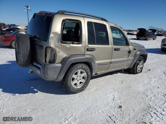 2003 Jeep Liberty Sport with VIN 1J4GL48K83W723996, listed as a Copart auction lot 45468935 with 177,041 mi miles and Salvage Title. Bid and sale history available at carsss.com. Image 3.