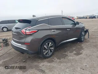 2018 Nissan Murano Platinum with VIN 5N1AZ2MG3JN187408, listed as a IAAI auction lot 41536060 with 76,476 mi miles. Bid and sale history available at carsss.com. Image 4.