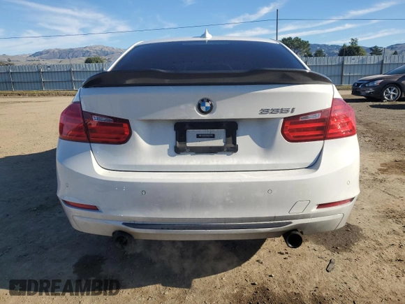 2012 BMW 3 Series 335i with VIN WBA3A9C59CF270736, listed as a Copart auction lot 87223824 with 124,700 mi miles and Salvage title. Bid and sale history available at DreamBid. Image 6.