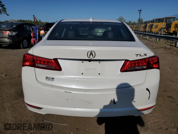 2020 Acura TLX with VIN 19UUB1F38LA015199, listed as a Copart auction lot 53743653 with 44,257 mi miles. Bid and sale history available at carsss.com. Image 6.