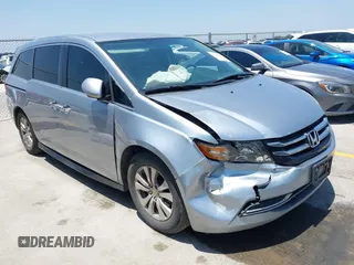 2016 Honda Odyssey EX с VIN 5FNRL5H43GB089271, выставлен на аукционе IAAI как лот 42338255 с пробегом 136 811 миль миль и . История ставок и продаж доступна на DreamBid. Изображение 1.