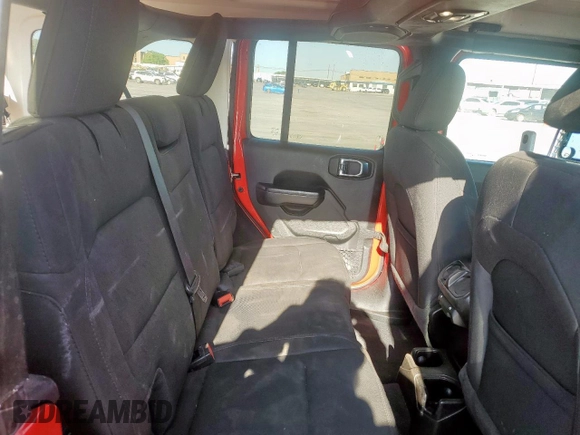 2020 Jeep Wrangler Unlimited Black and Tan with VIN 1C4HJXDG1LW189503, listed as a Copart auction lot 52196645 with 135,305 mi miles and Salvage title. Bid and sale history available at DreamBid. Image 10.