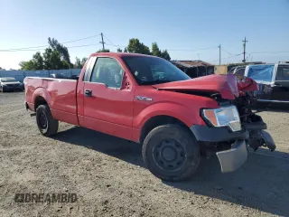 2014 Ford F-150 XL with VIN 1FTMF1CM7EKE41673, listed as a Copart auction lot 55692625 with 48,483 mi miles and Salvage title. Bid and sale history available at DreamBid. Image 4.