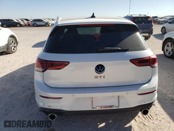 2024 Volkswagen Golf GTI 380 SE with VIN WVW2A7CD7RW226575, listed as a Copart auction lot 78106364 with 627 mi miles and Salvage Title. Bid and sale history available at carsss.com. Image 6.
