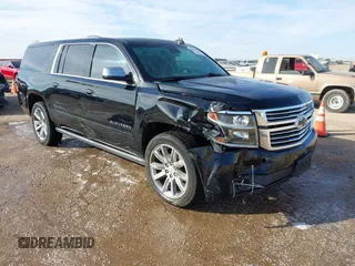 2016 Chevrolet Suburban LTZ with VIN 1GNSKJKC1GR258959, listed as a IAAI auction lot 40756172 with 140,713 mi miles. Bid and sale history available at carsss.com. Image 1.