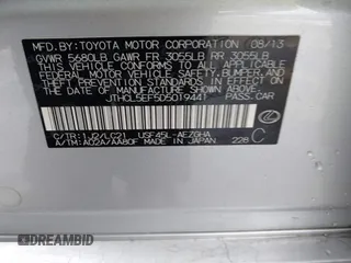 2013 Lexus LS 460 z VIN JTHCL5EF5D5019441, wystawiony jako IAAI lot #41267136 z przebiegiem 185 549 mil mil oraz . Historia ofert i sprzedaży dostępna na DreamBid. Obrazek 9.