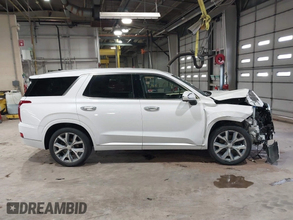 2021 Hyundai Palisade Limited z VIN KM8R5DHEXMU210597, wystawiony jako IAAI lot #41869656 z przebiegiem 56 874 mil mil oraz . Historia ofert i sprzedaży dostępna na DreamBid. Obrazek 13.