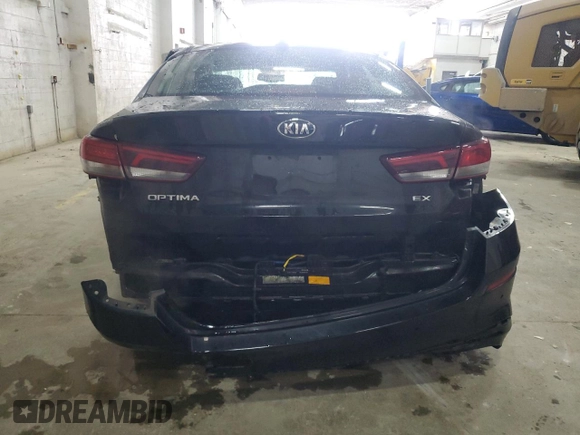 2019 Kia Optima EX with VIN 5XXGU4L11KG344615, listed as a Copart auction lot 51901885 with 141,453 mi miles and Salvage Title. Bid and sale history available at carsss.com. Image 6.