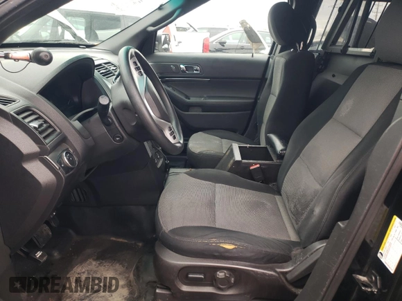 2015 Ford Utility Police Interceptor with VIN 1FM5K8AR5FGA41635, listed as a Copart auction lot 77618234 with 0 mi miles and Salvage Title. Bid and sale history available at carsss.com. Image 7.