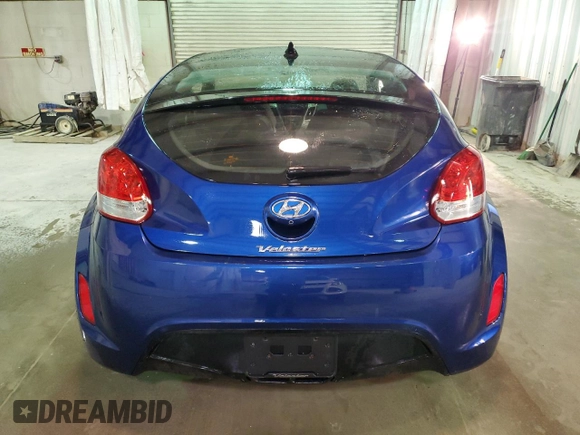 2017 Hyundai Veloster with VIN KMHTC6AD4HU323833, listed as a Copart auction lot 61636793 with 86,431 mi miles. Bid and sale history available at carsss.com. Image 6.