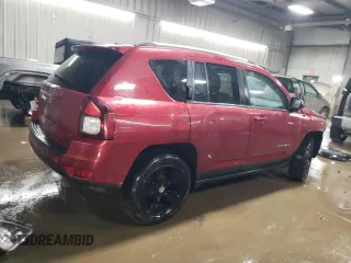 2016 Jeep Compass Sport with VIN 1C4NJDBB6GD686282, listed as a Copart auction lot 48011795 with 128,085 mi miles and Salvage Title. Bid and sale history available at carsss.com. Image 3.