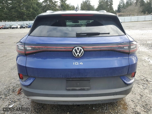 2021 Volkswagen ID.4 Pro S with VIN WVGUNPE25MP064209, listed as a Copart auction lot 45635325 with 41,791 mi miles and Salvage Title. Bid and sale history available at carsss.com. Image 6.