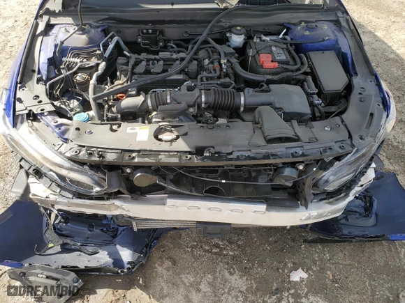 2020 Honda Accord Sedan Sport with VIN 1HGCV1F32LA087907, listed as a Copart auction lot 49110205 with 34,255 mi miles and Non Repairable. Bid and sale history available at carsss.com. Image 11.